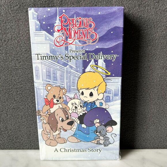Precious Moments Timmy's Special Delivery A Christmas Story VHS Tape 1993 - Picture 1 of 4